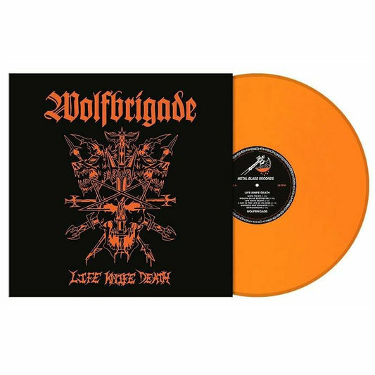 Life Knife Death - Orange Marbled Vinyl LP vinyl record cover