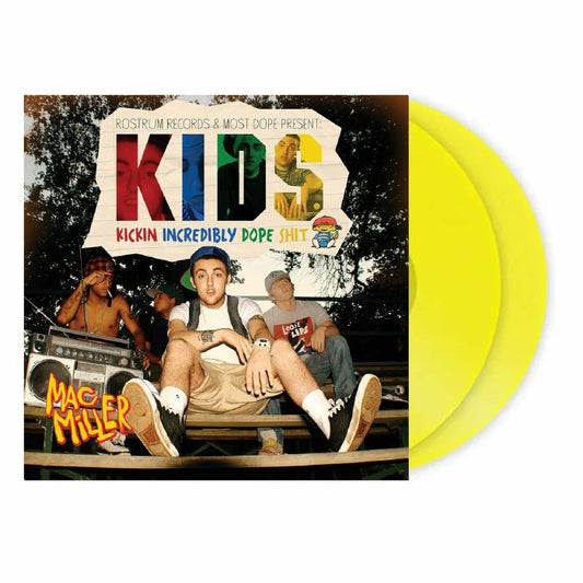 KIDS - Limited Edition Translucent Yellow Vinyl 2xLP vinyl record cover