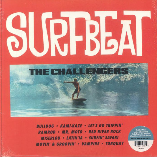 Surfbeat - Seaglass Blue Vinyl LP vinyl record cover