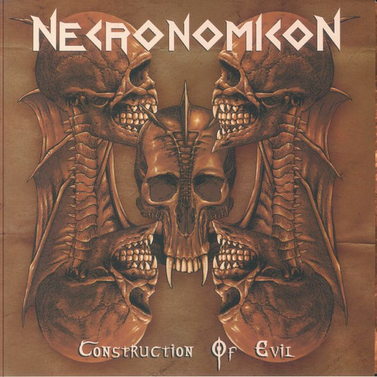 Construction Of Evil - Limited Edition Yellow Vinyl LP vinyl record cover