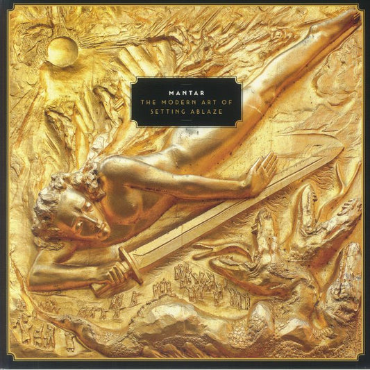 The Modern Art Of Setting Ablaze - Limited Edition Black & Gold Sunburst Vinyl LP vinyl record cover