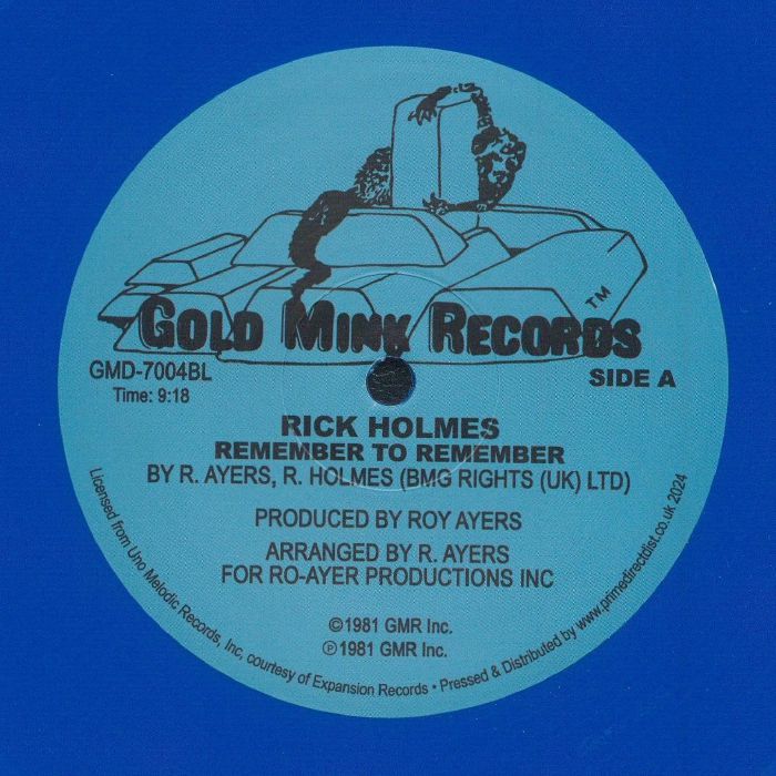 Remember To Remember - Limited Edition Blue Vinyl Single vinyl record cover