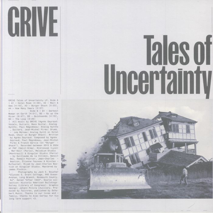 Tales Of Uncertainty - Vinyl LP vinyl record cover