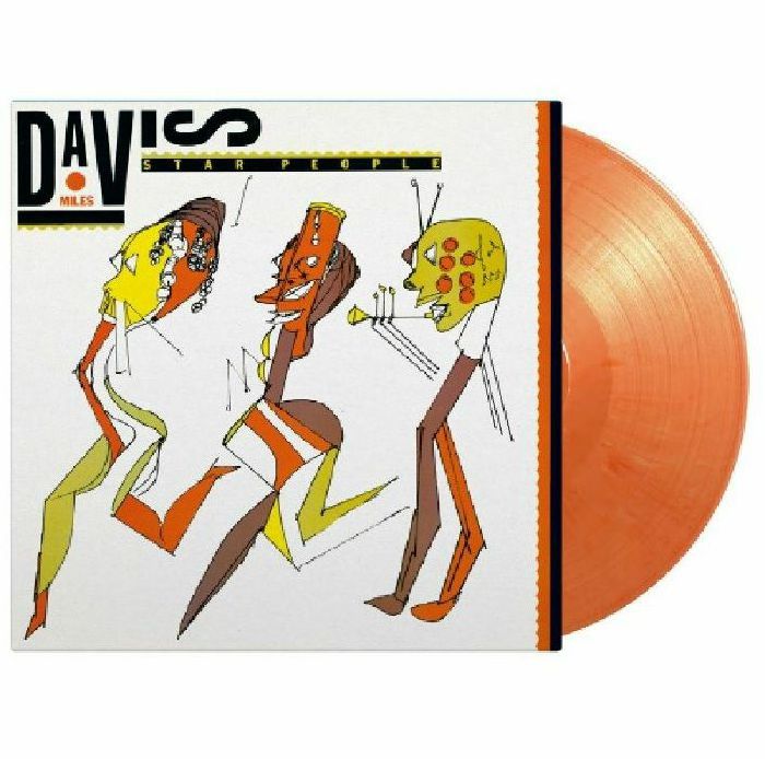 Star People - Limited Edition Orange & White Marbled Vinyl LP vinyl record cover