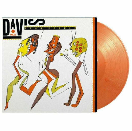 Star People - Limited Edition Orange & White Marbled Vinyl LP vinyl record cover