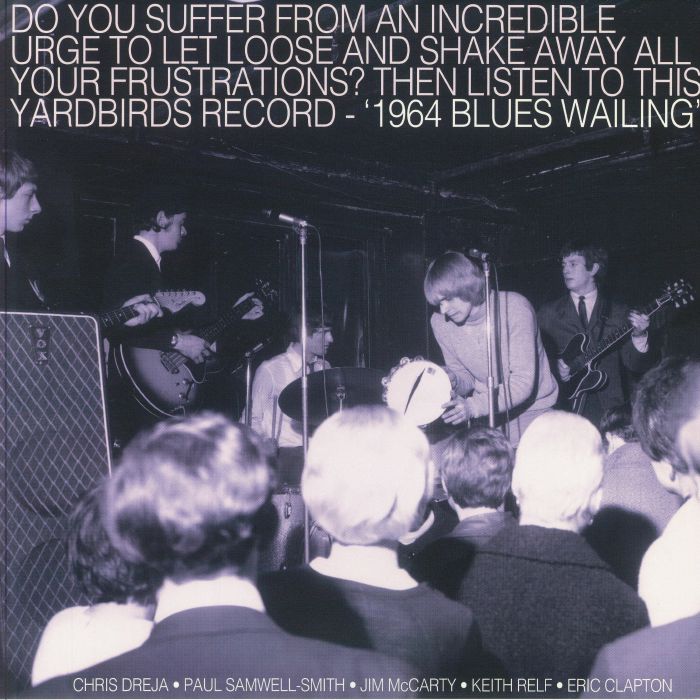 Blues Wailing: Five Live Yardbirds 1964 - Remastered Vinyl LP vinyl record cover
