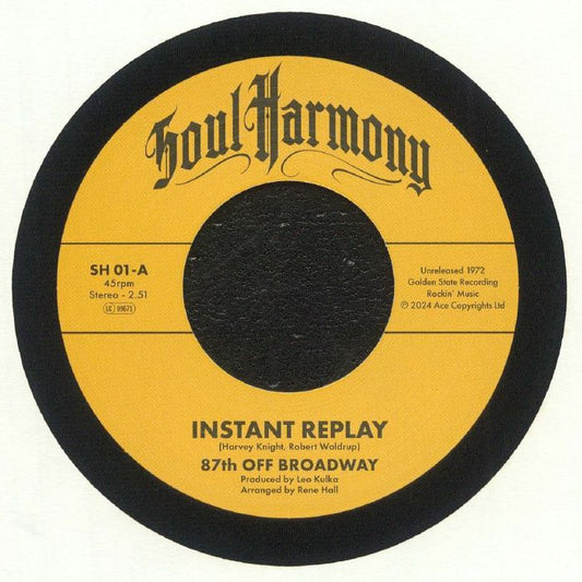 Instant Replay - Vinyl Single vinyl record cover