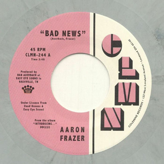 Bad News - Grey Marbled Vinyl Single vinyl record cover