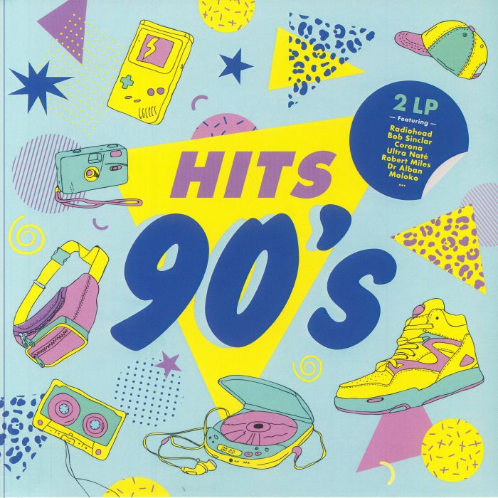 Hits 90's - Coloured Vinyl 2xLP vinyl record cover