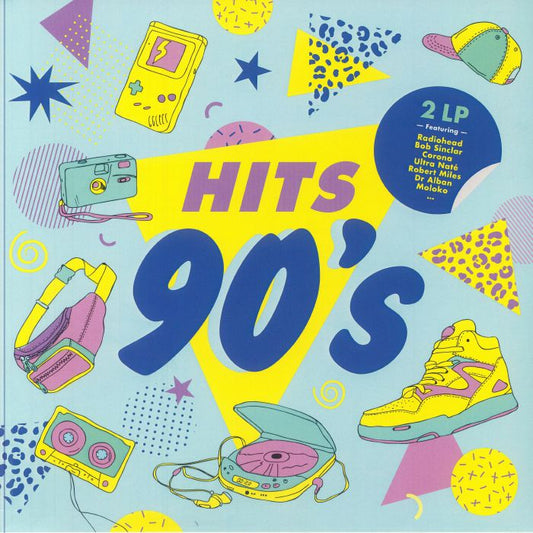 Hits 90's - Coloured Vinyl 2xLP vinyl record cover