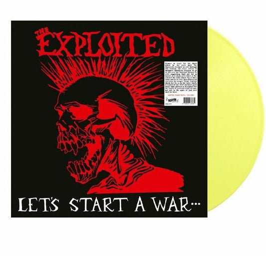 Let's Start A War Said Maggie One Day - Limited Edition Yellow Vinyl LP vinyl record cover