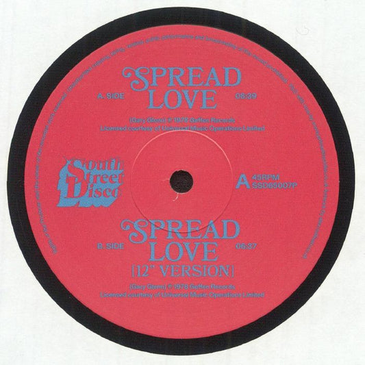Spread Love - Vinyl Single vinyl record cover