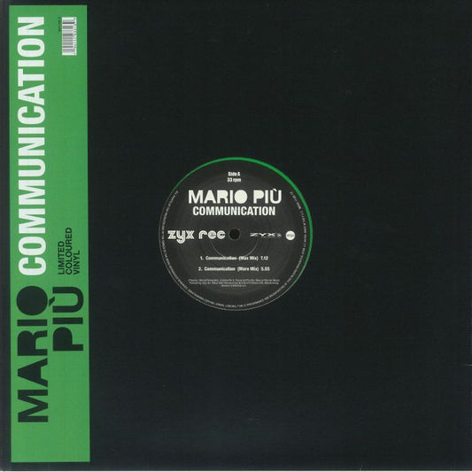 Communication - Green Vinyl Single vinyl record cover