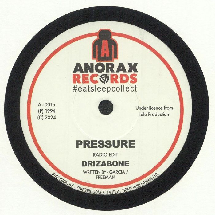 Pressure - Limited Edition Vinyl Single vinyl record cover
