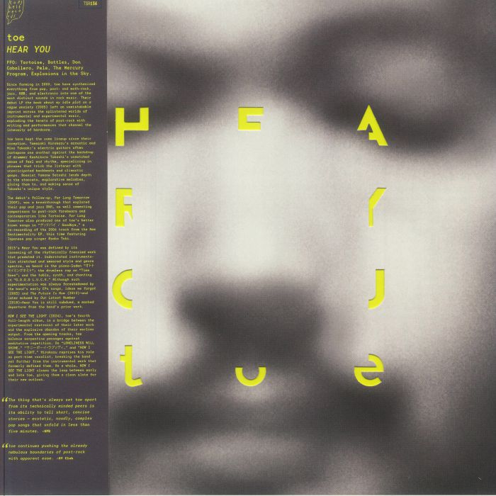 Hear You - Reissue Vinyl LP vinyl record cover