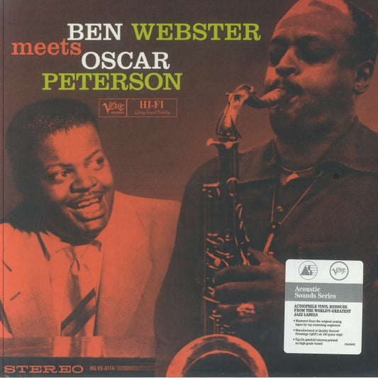 Ben Webster Meets Oscar Peterson - Vinyl LP vinyl record cover