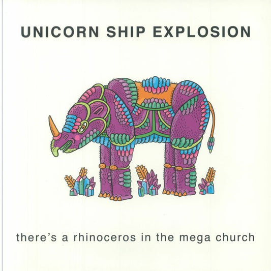 There's A Rhinoceros In The Mega Church - Vinyl LP vinyl record cover