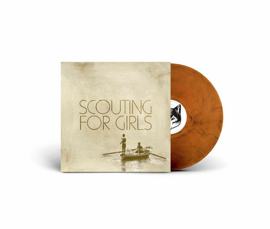 Scouting For Girls - Orange & Black Marbled Vinyl LP vinyl record cover