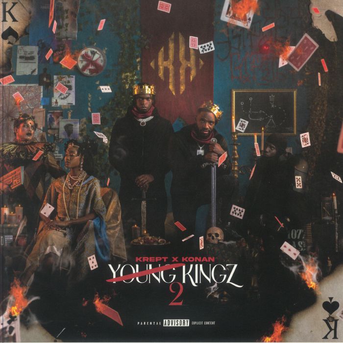 Young Kingz II - Limited Edition Blue Vinyl LP vinyl record cover
