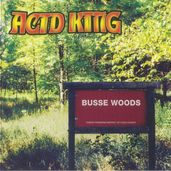 Busse Woods - Black & Green Swirl Vinyl LP vinyl record cover