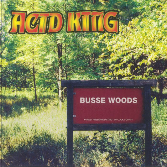 Busse Woods - Black & Green Swirl Vinyl LP vinyl record cover