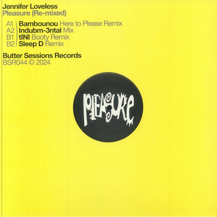 Pleasure (Re Mixed) - Vinyl Single vinyl record cover