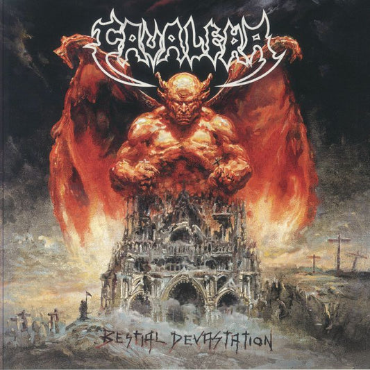 Bestial Devastation - Remastered Orange Vinyl LP vinyl record cover