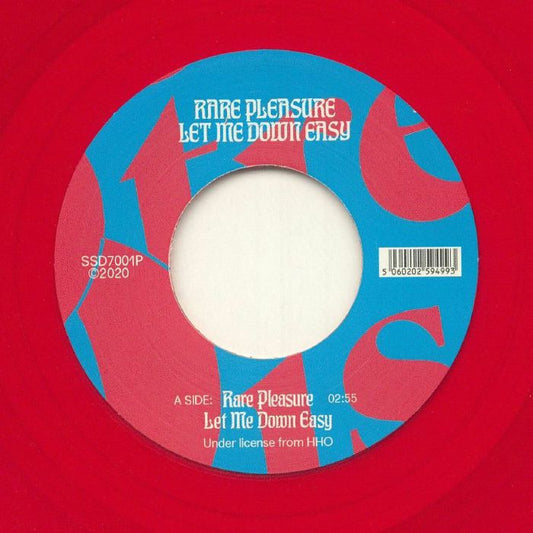 Let Me Down Easy - Red Vinyl Single vinyl record cover