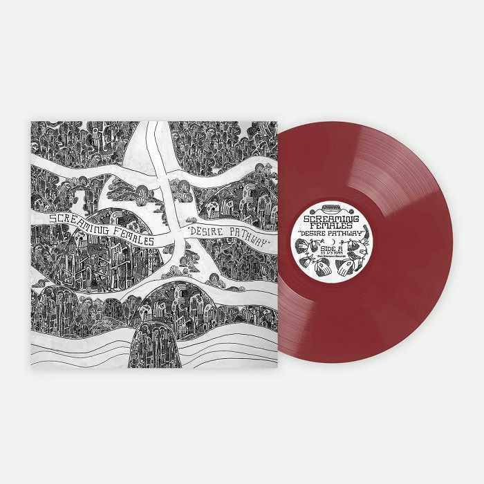 Desire Pathway - Numbered Opaque Red Vinyl LP vinyl record cover