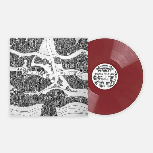 Desire Pathway - Numbered Opaque Red Vinyl LP vinyl record cover
