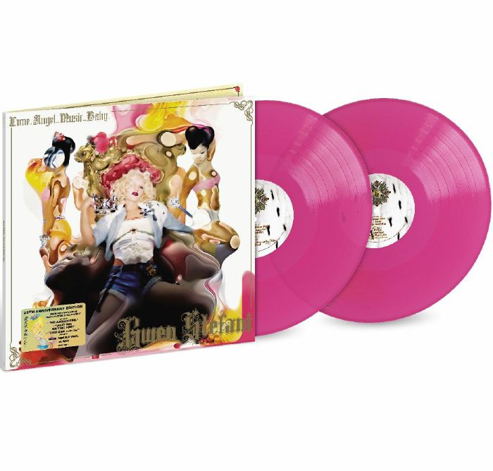 Love Music Angel Baby (20th Anniversary Edition) - Neon Pink 2xLP vinyl record cover