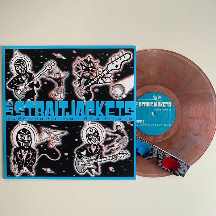 Supersonic Guitars In 3D - Red & Blue Vinyl LP vinyl record cover