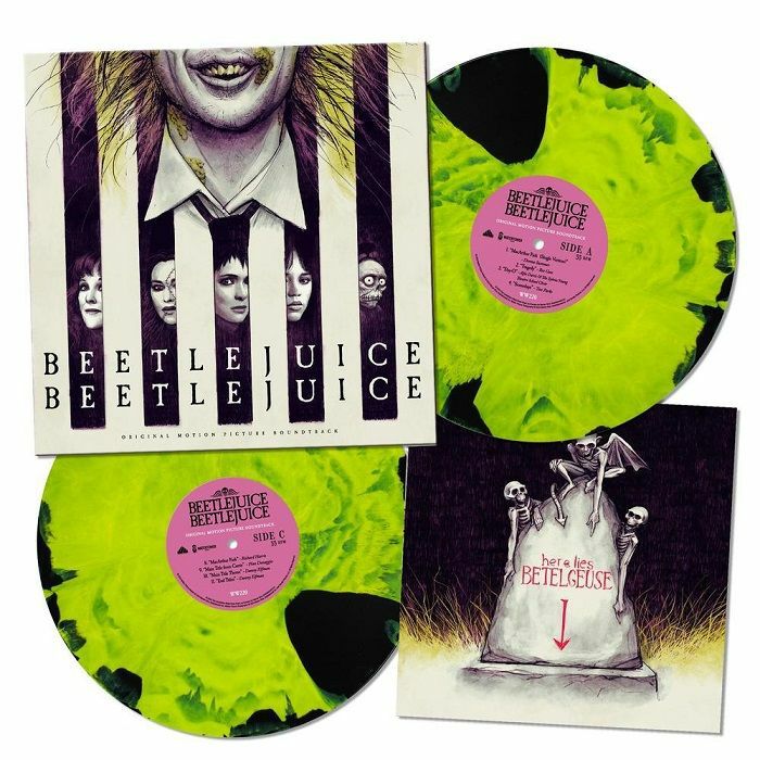 Beetlejuice Beetlejuice (Soundtrack) - Swirl Vinyl 2xLP vinyl record cover