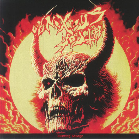 Burning Savage - Red Vinyl LP vinyl record cover