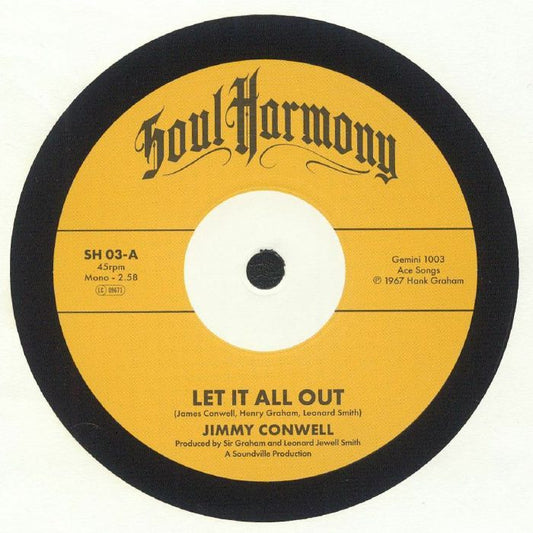 Let It All Out - Vinyl Single vinyl record cover