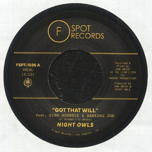 Got That Will - Vinyl Single vinyl record cover