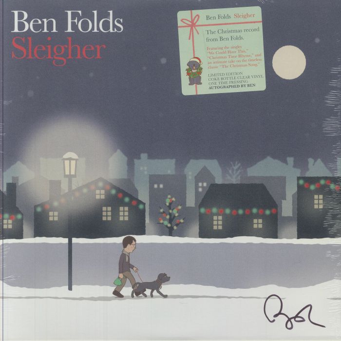 Sleigher - Autographed Clear Vinyl LP vinyl record cover