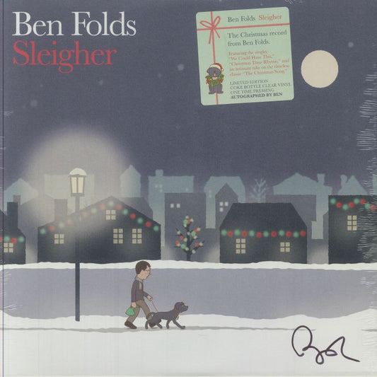 Sleigher - Autographed Clear Vinyl LP vinyl record cover