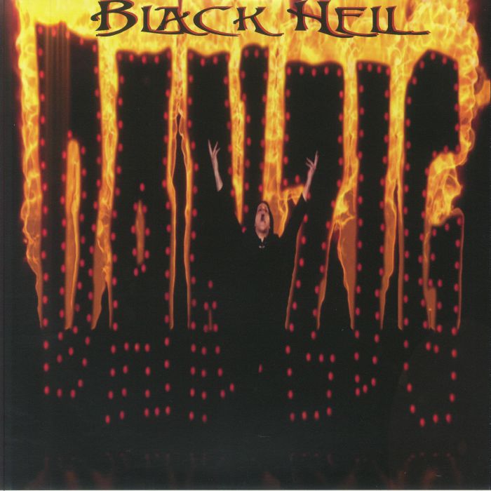 Black Hell - Limited Edition Fire Splatter Orange Vinyl Single vinyl record cover