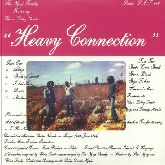 Heavy Connection - Reissue Vinyl LP vinyl record cover