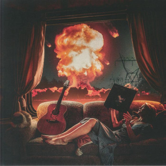 The End - Orange and Black Marbled Vinyl LP vinyl record cover