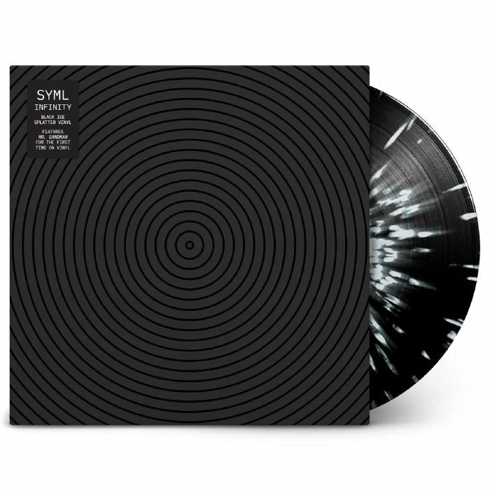 Infinity - Black Ice and White Splatter Vinyl LP vinyl record cover
