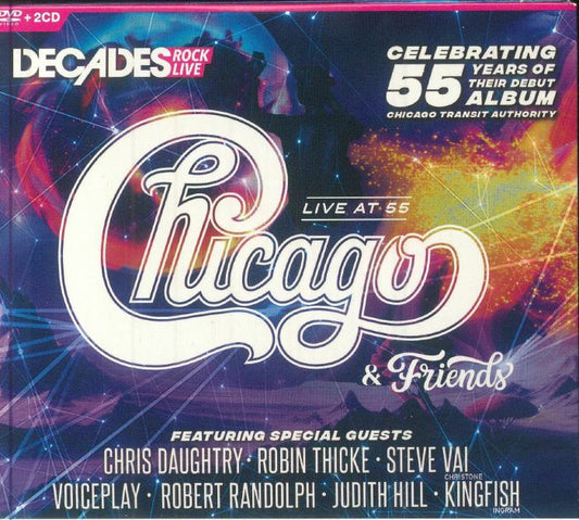 Chicago & Friends: Live At 55 - 2CD + DVD CD cover
