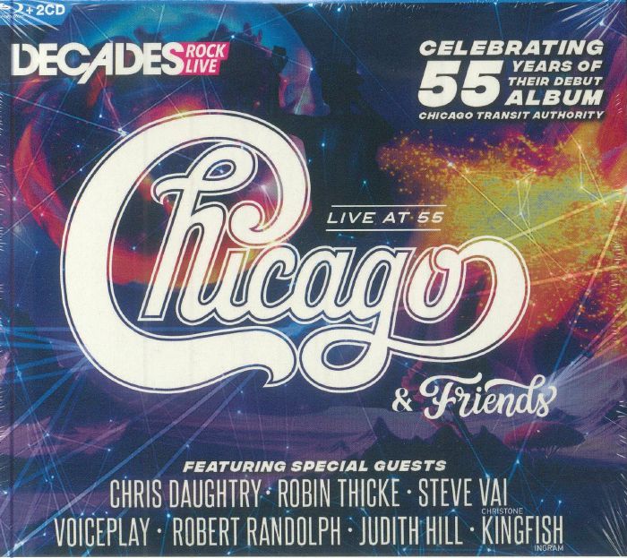Chicago & Friends: Live At 55 - 2CD + Blu-ray CD cover