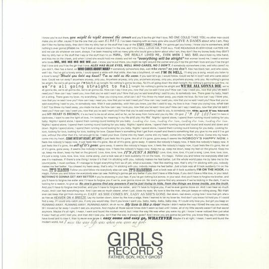 Father Son Holy Ghost - 2xLP vinyl record cover