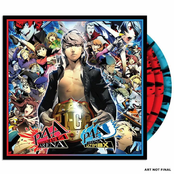 Persona 4 Arena & Persona 4 Arena Ultimax (Soundtrack) - 3xLP vinyl record cover