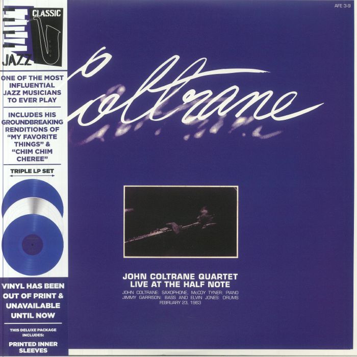 Live At The Half Note - White & Blue Vinyl 3xLP vinyl record cover