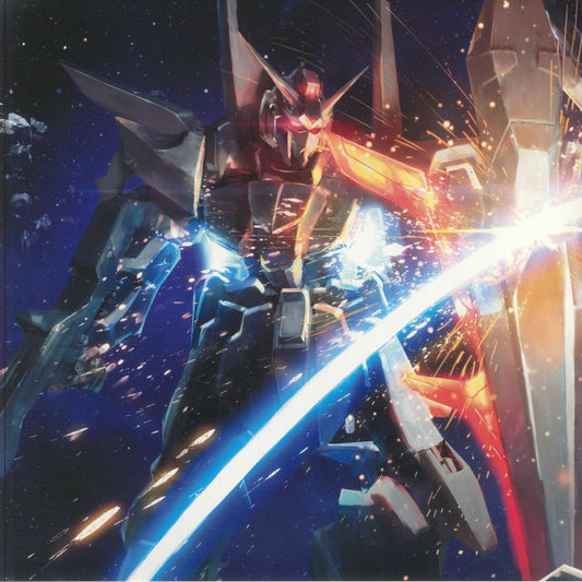 Mobile Suit Gundam Silver Phantom (Soundtrack) - Blue Vinyl LP vinyl record cover