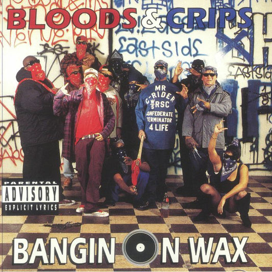Bangin On Wax - Limited Edition Red & Blue Vinyl 2xLP vinyl record cover