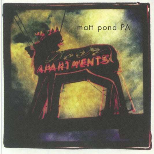 Deer Apartments - Yellow Marbled Vinyl LP vinyl record cover